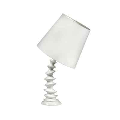 Wayfair, Ophelia White Curve Tischlampe & Schirm UVP 133£