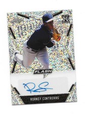 2020 Leaf Metal Flash Auto RC XRC Roansy Contreras Pittburgh Pirates #BA-RC1