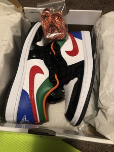 air jordan 1 low white hyper royal