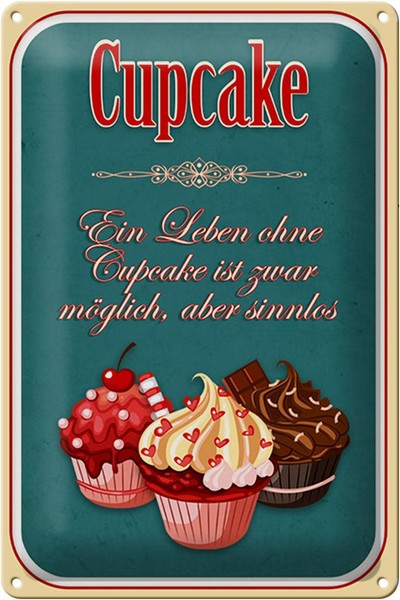 Blechschild Spruch 20X30Cm Leben Ohne Ist MöGlich Sinnlos Deko Schild Tin Sign-image