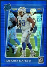 2021 Panini Donruss Optic Rashawn Slater Blue Hyper Card #263