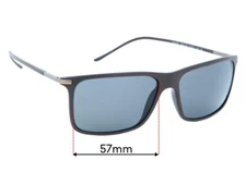 SFx Replacement Sunglass Lenses fits Giorgio Armani AR 8034 - 57mm Wide