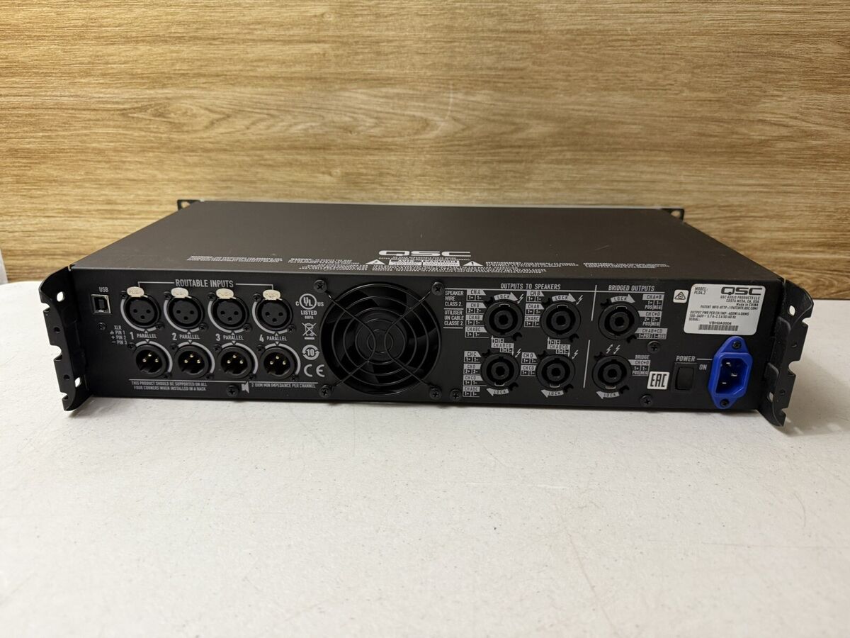 QSC PLD 4.2 PROCESSING AMPLIFIER ~ PLD4.2 4 CHANNEL 1600W | eBay QSC PLD 4.2 PROCESSING AMPLIFIER ~ PLD4.2 4 CHANNEL 1600W | eBay