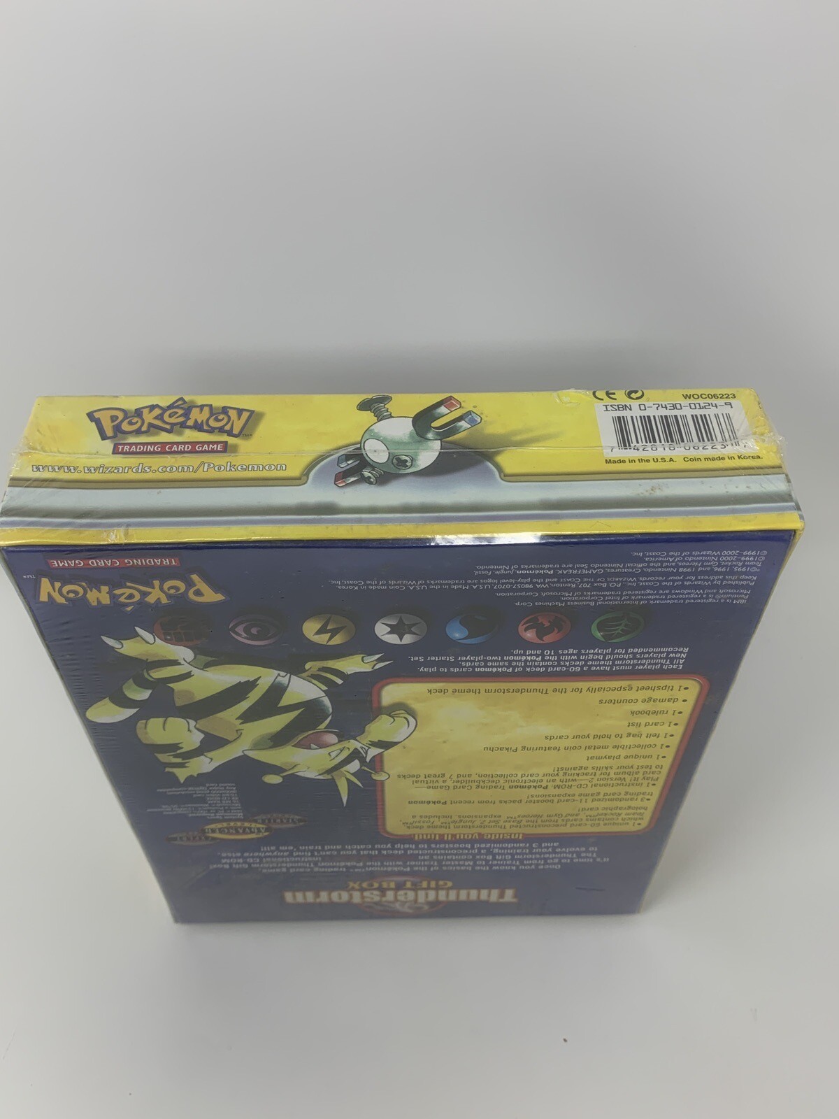 Pokemon WOTC  Thunderstorm Gift Box SEALED With 3 Booster Packs &Theme Deck RARE