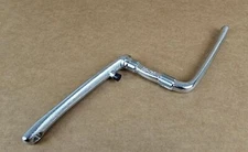 175MM LONG OG  LOWRIDER BICYCLE ONE PIECE CRANK FLAT STYLE IN CHROME.