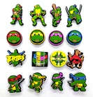 TEENAGE MUTANT NINJA TURTLES SHOE CHARMS (16pcs) TMNT Movie Show Gift Set Lot