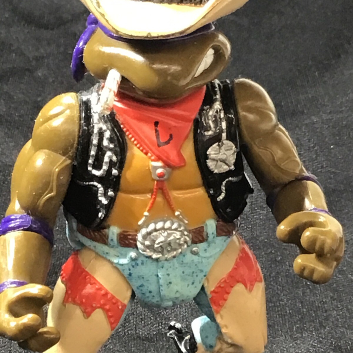 Teenage Mutant Ninja Turtles Crazy Cowboy Don 1992 figure