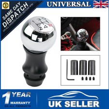 Car Gear Stick Shift Knob Head + 3X Universal Adapter Cover Sleeve Shifter Lever