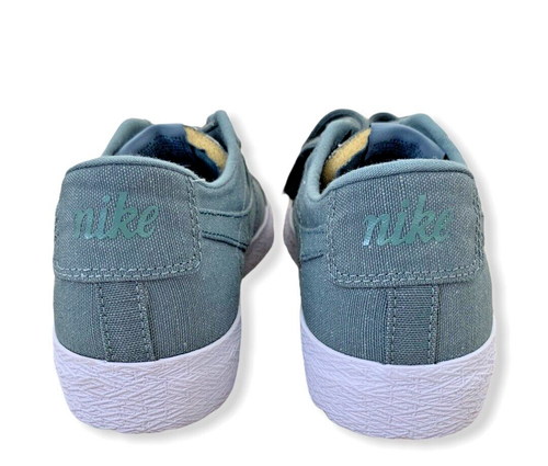Nike SB Blazer Low Sneakers Shoes Men's 8 Canvas Green White - Picture 4 of 7