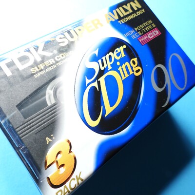   2x TDK Super CDing for CD 90 * Cassettes Kassetten кассеты *SEALED* 1994