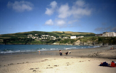Photo - Port Erin: view northwards from the beach  c1999