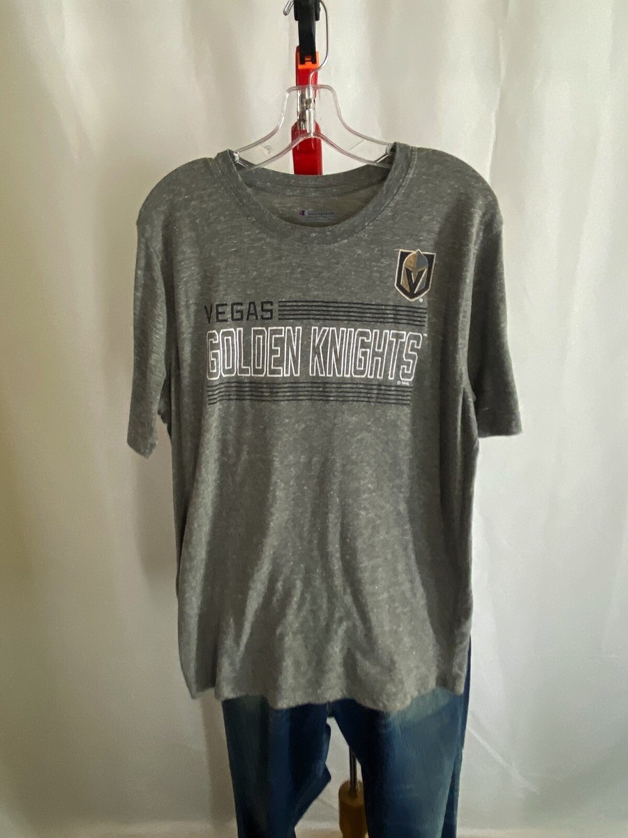 Champion Vegas Golden Knights Hockey Retro TEE T SHIRT Large Champion Vegas Golden Knights Hockey Retro TEE T SHIRT Large