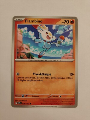 Pokemon Card - Flambino 026/142 - Star Crown EV07
