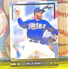 1991 LEAF GOLD ROOKIES Baseball Card # BC5 *** WILLIE BANKS *** Minnesota Twins