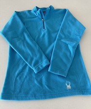 Spyder Child XL Fleece Pullover 1/4 Zip Blue