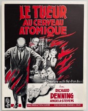 CREATURE WITH THE ATOM BRAIN (1955) EDWARD L. CAHN - RARE Belgian PRESSBOOK