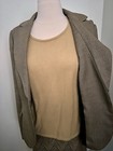 Carlisle  Classic Three Piece Suit Brown Multi Jacket Size 6, Shell M, Skirt 8 — photo 4