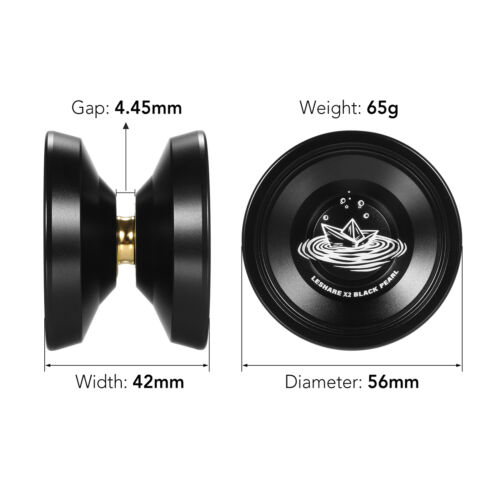 Professional Yoyo Ball Aluminum Alloy Yo Yo Gift With Bearing Strings And Glove - Afbeelding 11 van 13