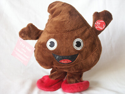 Dan Dee Valentine Plush Animated Poop Emoji 8'' Dancing & Singing ''I Smell Good''