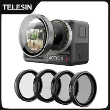 TELESIN CPL ND8 ND16 ND32 Lens Filter Set for DJI OSMO Action 4/3 Accessories