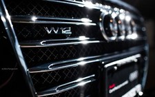 Cars audi w12 Desk Mat Stitched