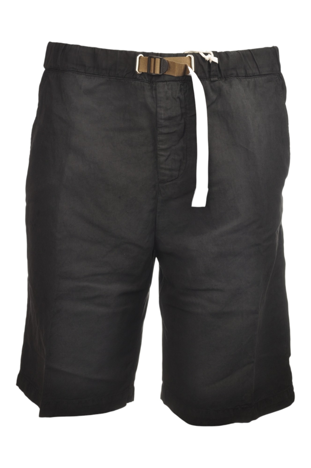 Эластичные бермуды в стиле Вита-да-Уомо, Талья из белого песка, 46-50, цвет неро