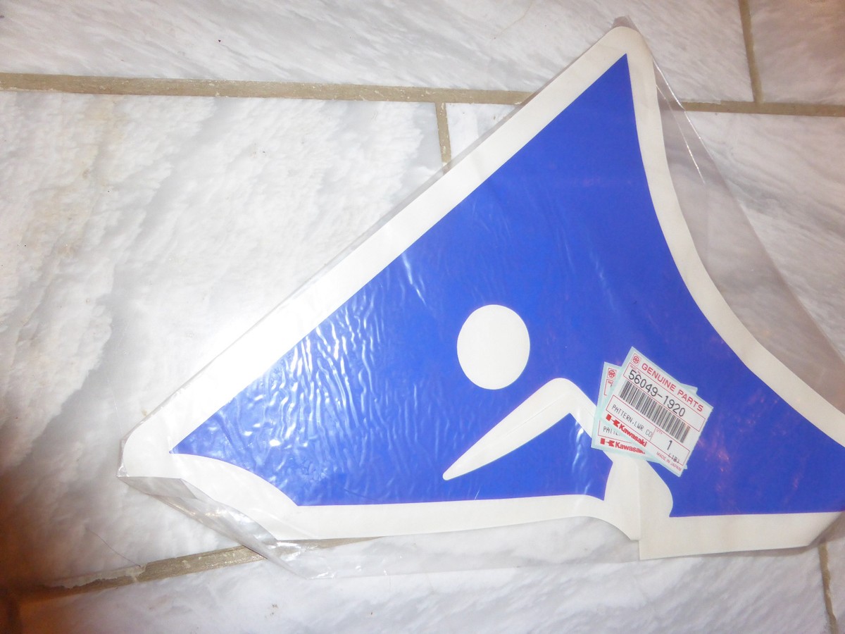 Kawasaki ZXR 400 L -91-93 Emblem Decal Label 56049-1920 NOS