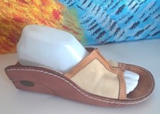 Vintage Dr Scholls Wood Open Toe Sandal Size 8