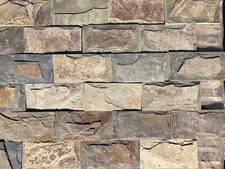 CLEARANCE>> 0.5m2 rustic Slate mushroom Slate Wall Cladding tiles, 200mm x 100mm