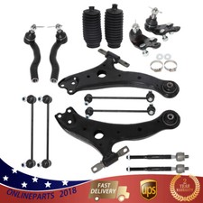 For Toyota Camry 07-11 Steering & Suspension Kit Control Arms Tie Rods 14 Piece