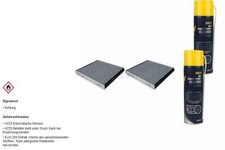 2x MAHLE Innenraumfilter & Klimareiniger für Nissan X-Trail T30 2.0 4x4 2.2 Di