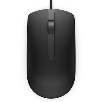 Dell MS116 Wired Mouse 1000DPI Optical Portable Business Scroll