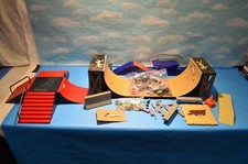 Vintage Tony Hawk Tech Deck Half Pipe Skate Park Ramps Rails 20 Boards & 1-Bike