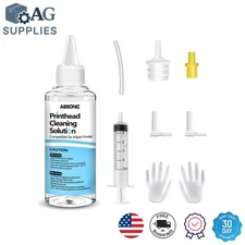 100mL Inkjet Printhead Cleaner Solution: Effective Clog Remover for All Printers