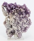 Grape Agate Crystal Natural Purple Chalcedony Cluster Decor 258g 117mm H2029 — photo 1