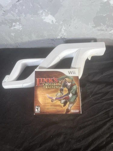 Link's Crossbow Training Nintendo Wii Zelda Game Complete With Wii Zapper Gun ~!