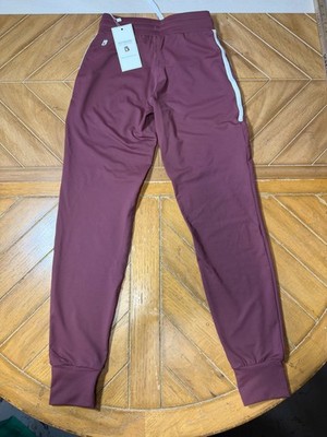 Buff Bunny Collection Gym Maroon Contour Pocket Leggings Size XS Extra Small