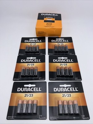 (6 pack) 24 Total Batteries Duracell Alkaline MN21/23, 4 Count, Expires 10/2029
