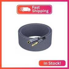 GOSYSONG 1/4 inch Extension Cable 20ft, 1/4" inch Male to Female Stereo Guitar E