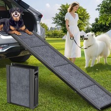 71" Extra Long Dog Ramp for Car Portable Sturdy Dog Ramps for Large Dogs with...