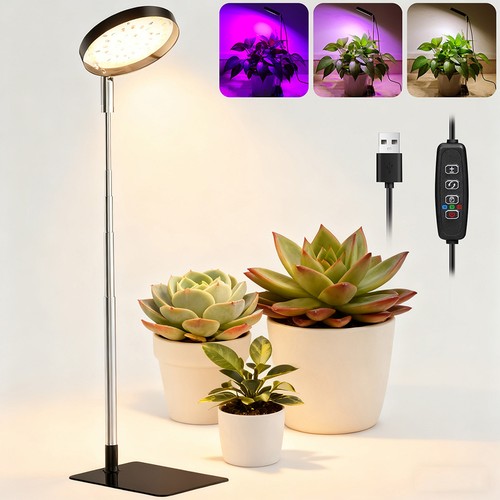 LED Plant Grow Lights for Indoor Plants Dimmable Growing Lamp USB Full ...