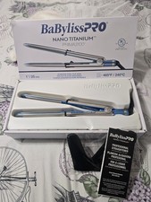 BaBylissPRO Nano Titanium Prima Ionic Straightener - 1" w/heat resistant glove