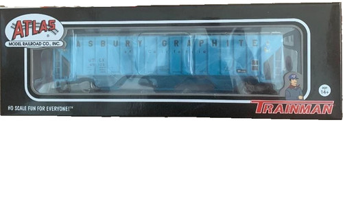 Tolva cubierta Atlas Trainman HO Thrall 4740 Asbury grafito UTCX #45123 2000545 | Condition: New