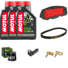 Entretien Honda Silverwing 400 5100 15W50 Courroies Rouleaux Filtre à Huile Air