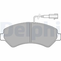 Delphi LP2492 Bremsbelagsatz, Scheibenbremse FüR CitroËN Passend FüR Fiat