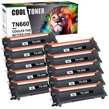 10PK TN660 Toner Compatible With Brother HL-L2380DW L2360DW MFC-L2705DW L2707DW