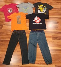 Boys Bundle 5 Shirts 2 Jeans Size 6
