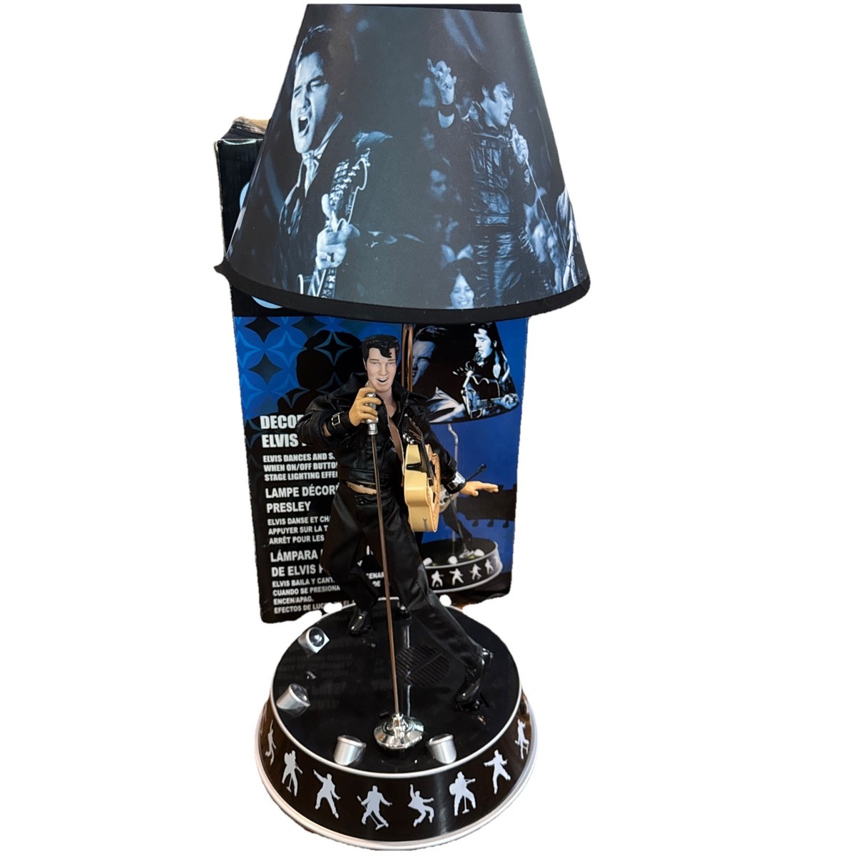 Elvis Presley フィギュア付きテーブルランプ ELVIS PRESLEY Animated Lamp No Power | eBay