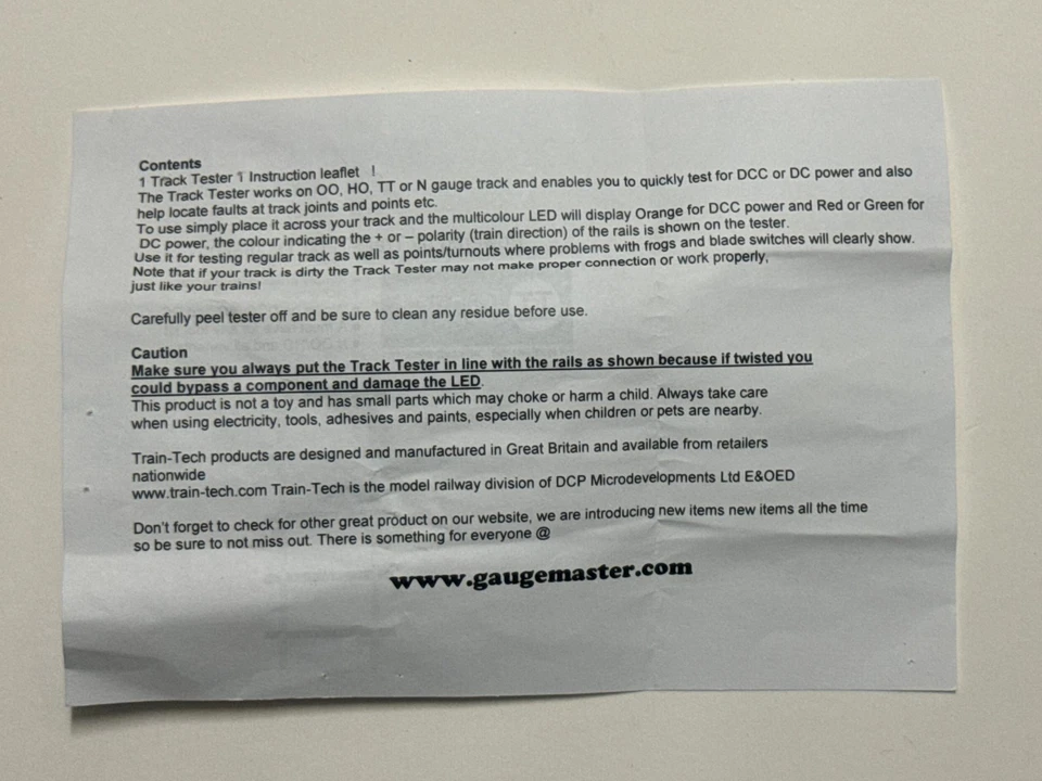 Gaugemaster GM52 Multi Gauge Track Tester - Image 2 of 4