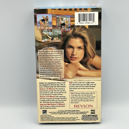Cindy Crawford - Shape Your Body Workout - VHS - 1992 - Goodtimes Home Video - Picture 2 of 3